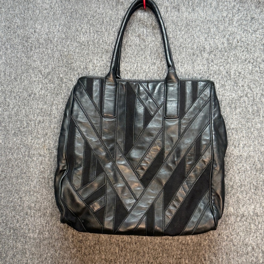 Hype Leather‎ Purse y2k Criss Cross Stripe Chevron